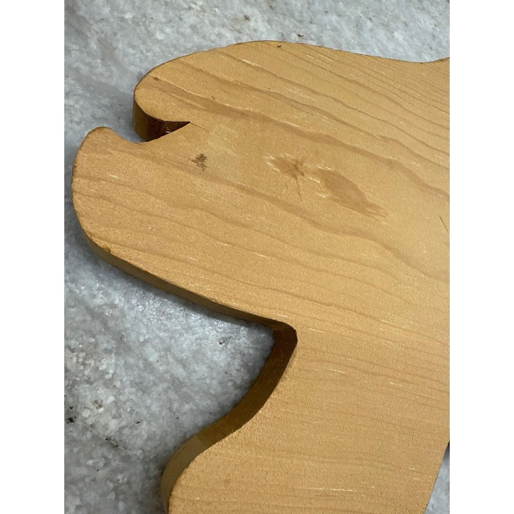 Wooden Cutting Board Pig Vintage Farmhouse Decor 18.5" - Picture 6 of 11